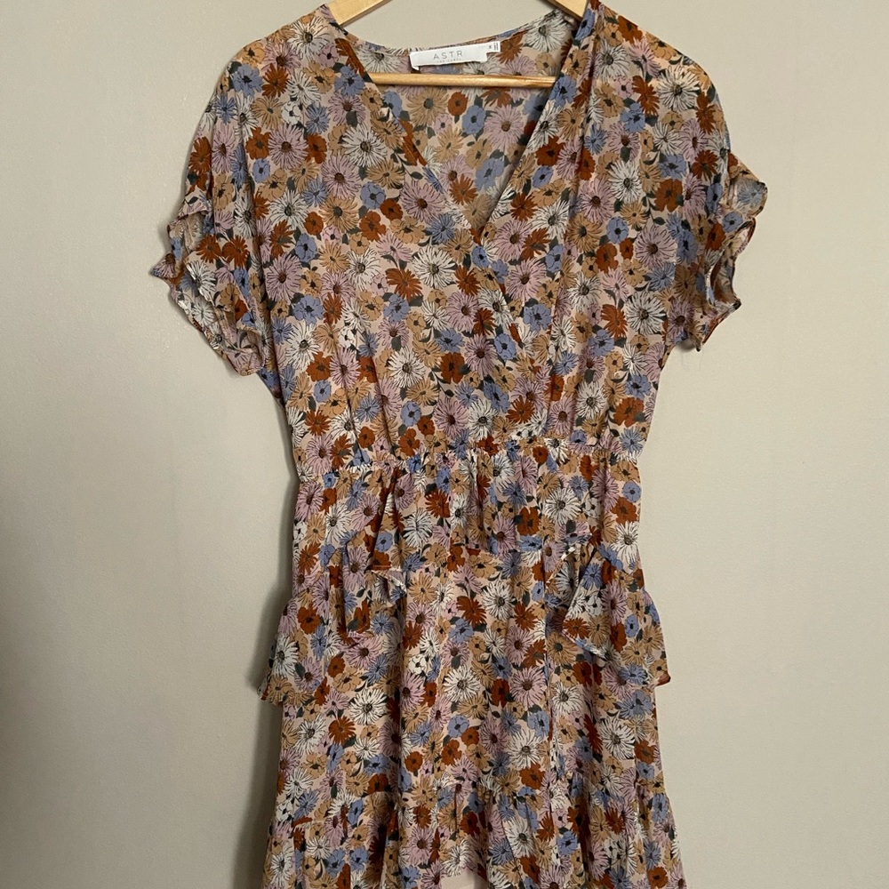 Astr Multicolor Floral Dress